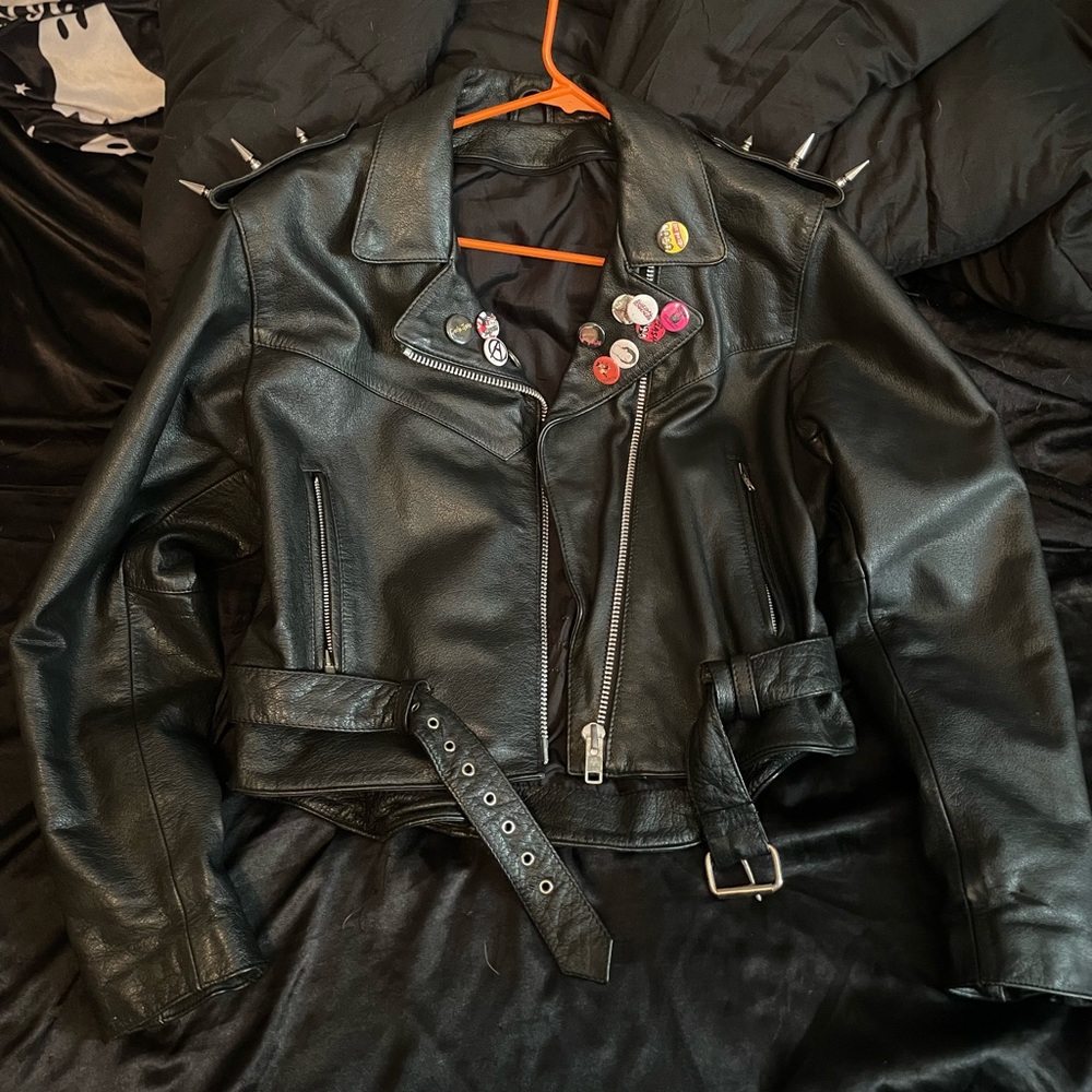 Vintage Real leather misfits jacket